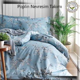 Çapa Home Poplin Nevresim Takımı %100 pamuk